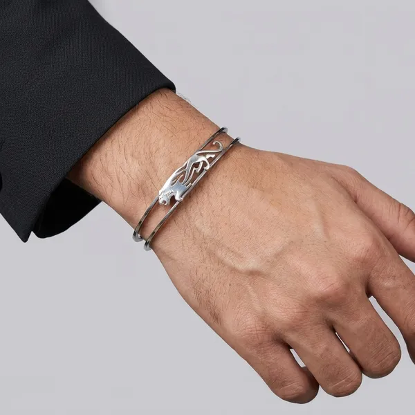 The_Panther_Prowl_Cuff_Bracelet_Silver