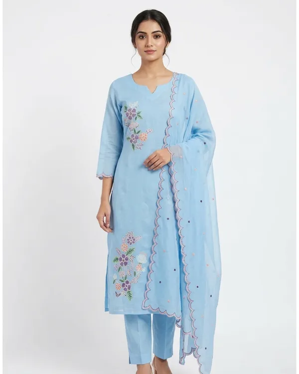 Sky_Blue_Mal_Chanderi_Embroidered_Kurta_Set_With_Dupatta_For_Women