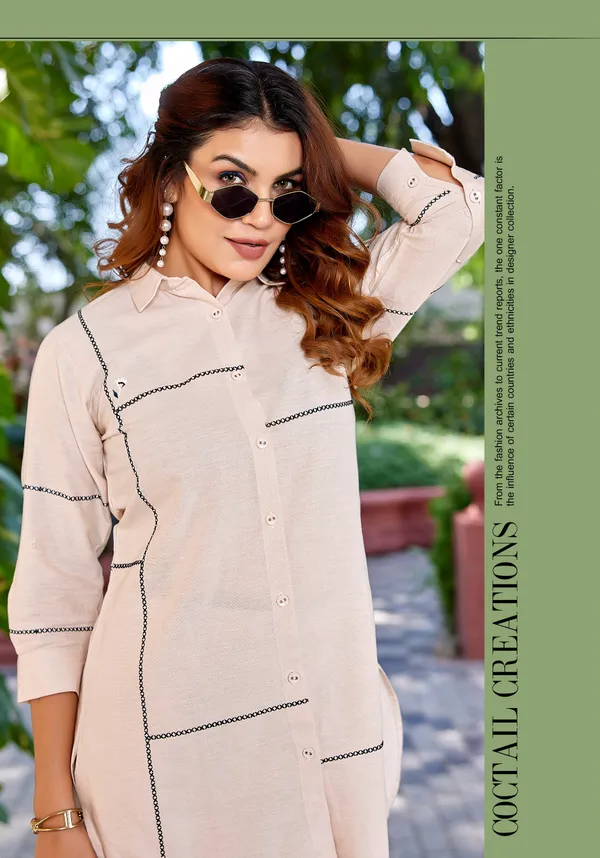 Off_White_Linen_Cotton_Embroidered_Kurta_Pant_Co-Ord_Set_For_Women