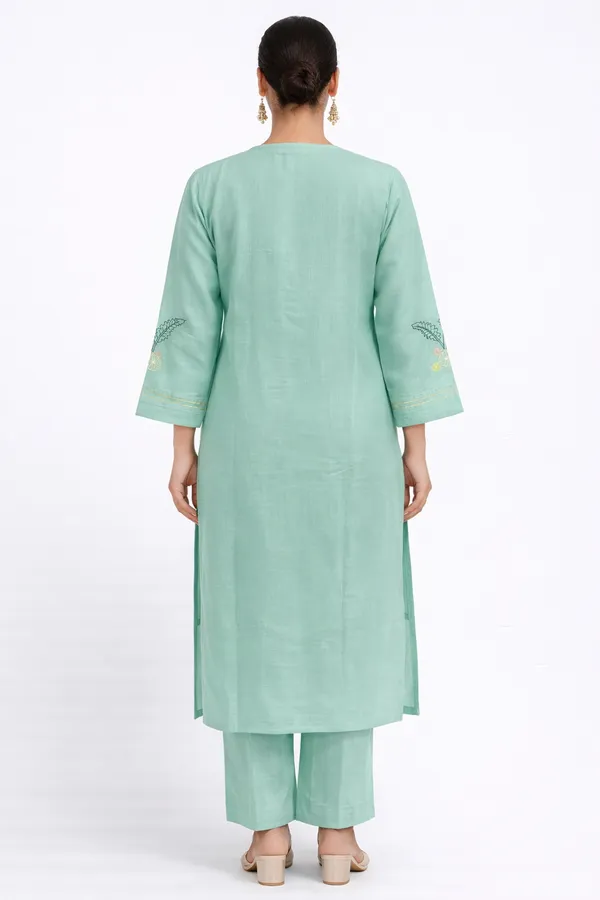 Mint_Mal_Chanderi_Straight_Kurta_Set_With_Dupatta_For_Women