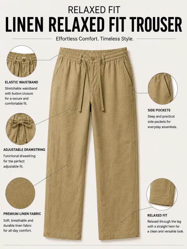 Light_Olive_Linen_Relaxed_Fit_Trousers_For_Men