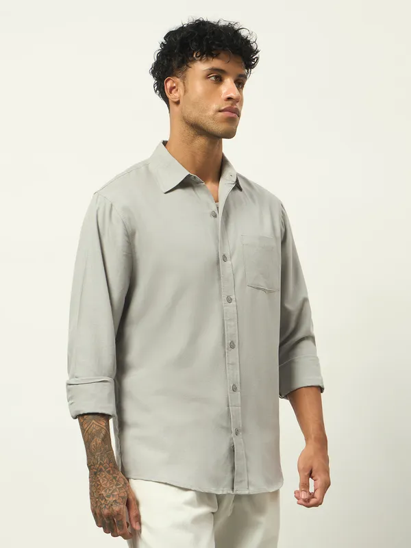 Grey_Cotton_Regular_Fit_Full_Sleeve_Shirt_For_Men
