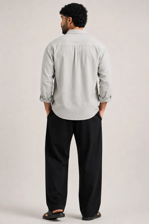 Black_Cotton_Regular_Fit_Full_Sleeve_Shirt_For_Men