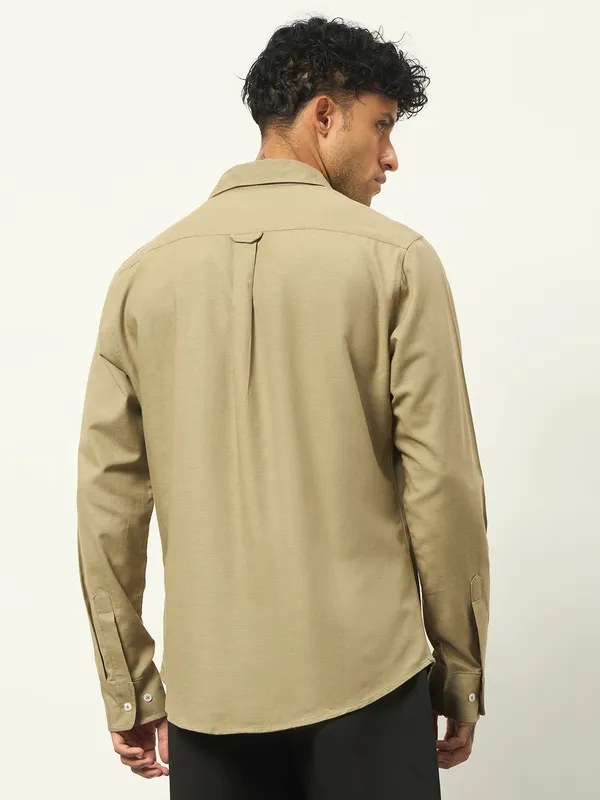 Beige_Cotton_Regular_Fit_Full_Sleeve_Shirt_For_Men