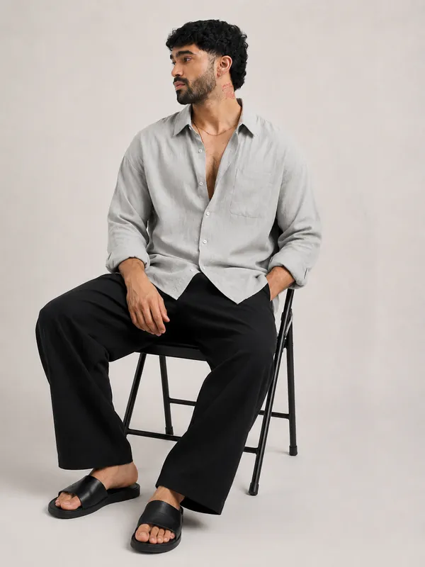 Mist_Grey_Cotton_Regular_Fit_Full_Sleeve_Shirt_For_Men