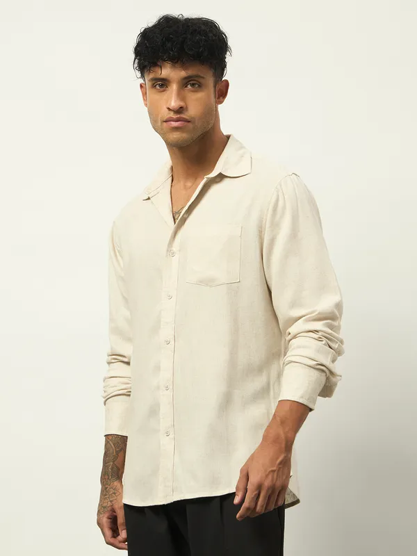 Off-White_Cotton_Relaxed_Fit_Full_Sleeve_Shirt_For_Men