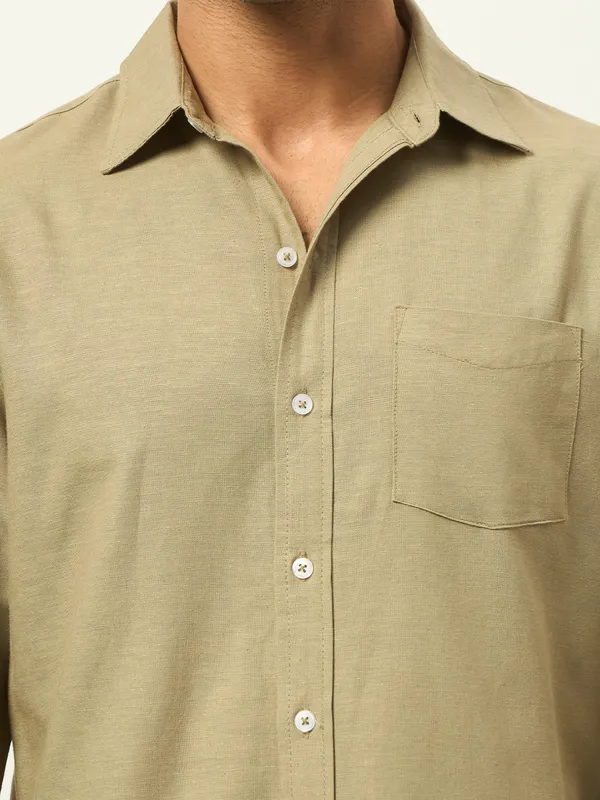 Light_Olive_Linen_Relaxed_Fit_Full_Sleeve_Shirt_For_Men