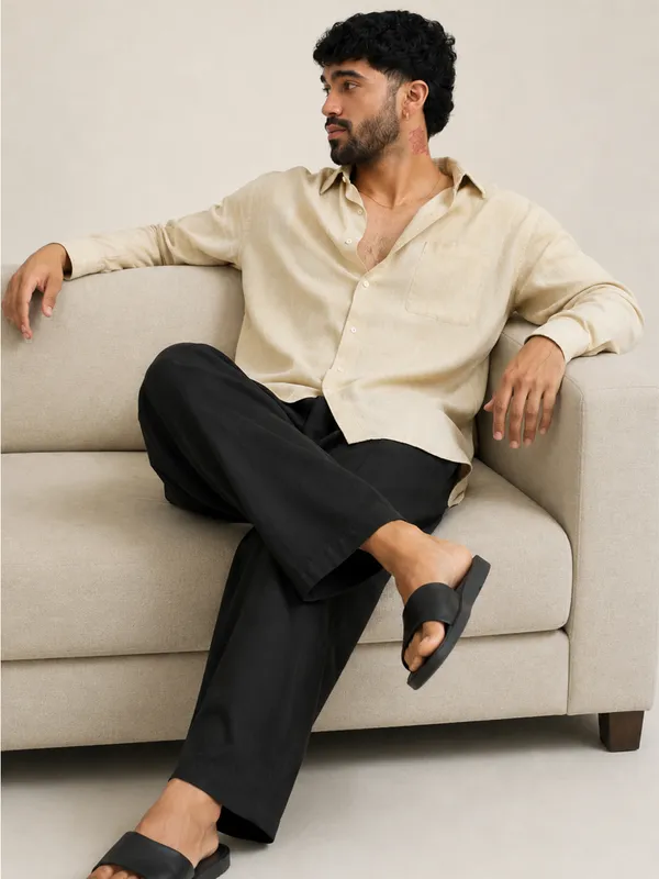 Natural_Beige_Linen_Regular_Fit_Full_Sleeve_Shirt_For_Men
