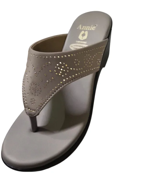 Grey_Eva_Lycra_With_Swarovski_Flat_Sandals_For_Women
