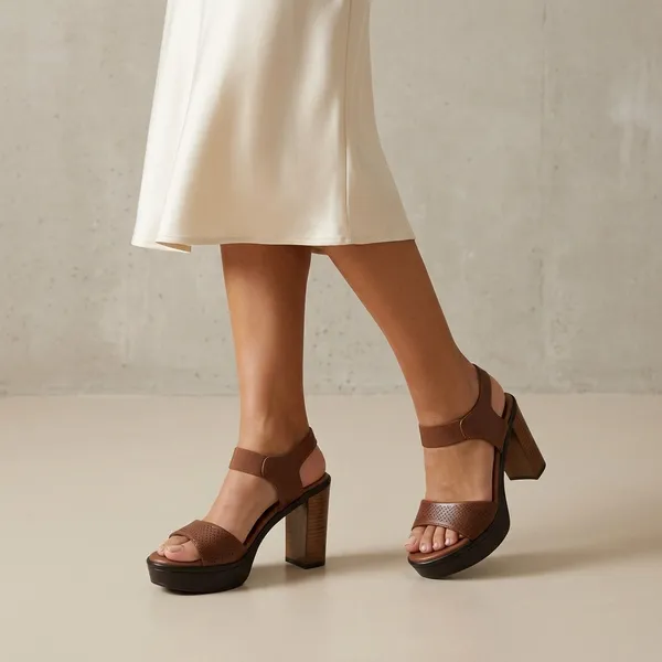 Brown_Leather_With_Pu_Sole_Block_Heel_Sandals_For_Women