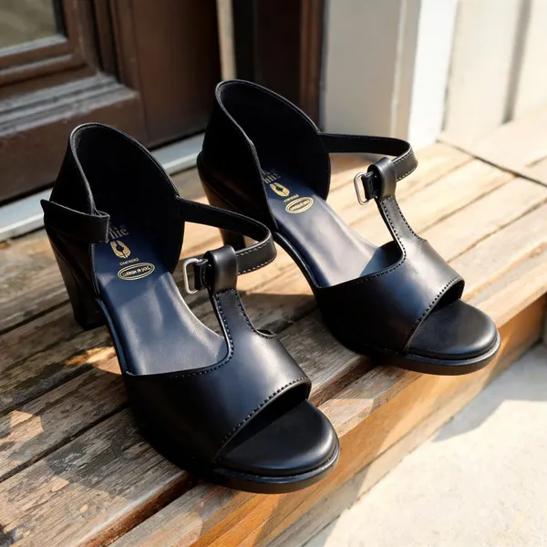 Black_Leather_With_Pu_Sole_Block_Heel_Sandals_For_Women