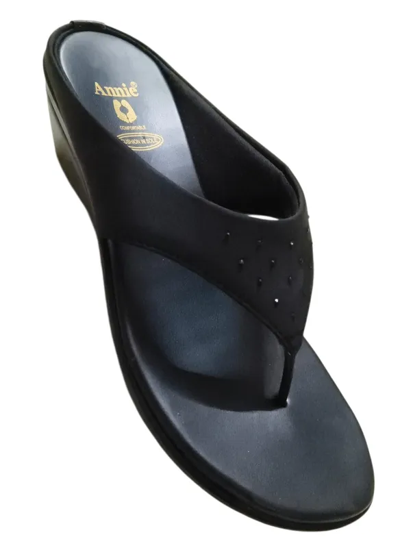 Black_Eva_Lycra_With_Swarovski_Wedge_Sandals_For_Women