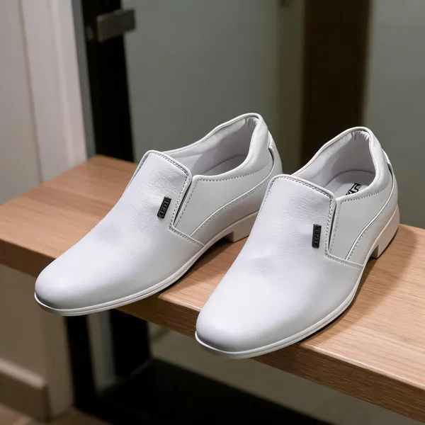 White_Micro_Synthetic_Loafers_For_Men