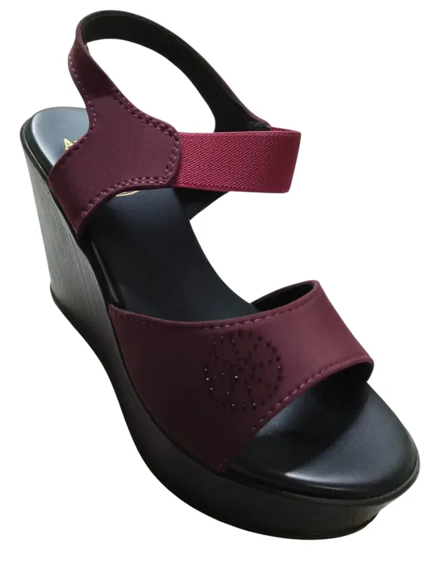 Burgundy_Eva_Lycra_With_Swarovski_Wedge_Sandals_For_Women