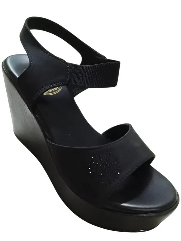Black_Eva_Lycra_With_Swarovski_Wedge_Sandals_For_Women