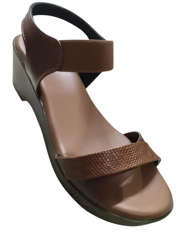 Brown_Leather_With_Pu_Sole_Wedge_Sandals_For_Women