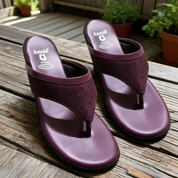 Maroon_Eva_Lycra_With_Swarovski_Toe-Post_Sandals_For_Women