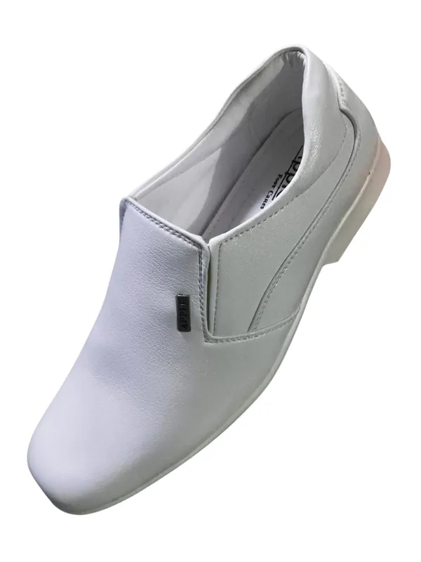 White_Micro_Synthetic_Loafers_For_Men