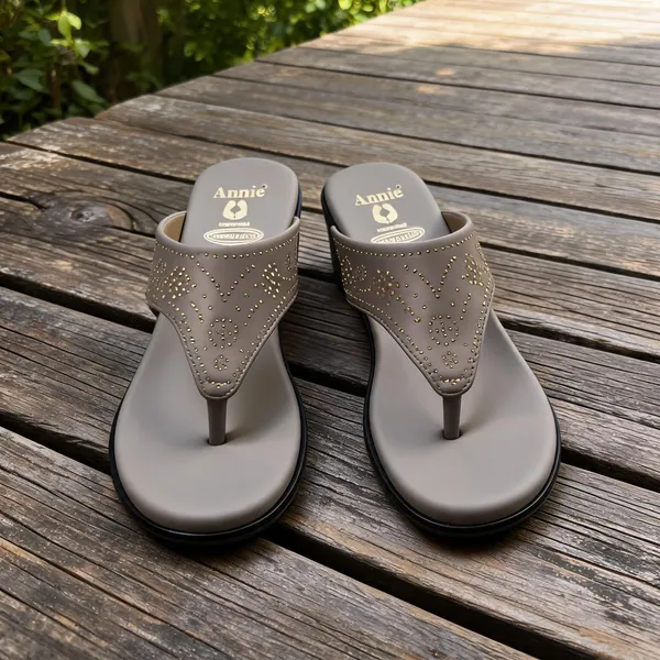 Grey_Eva_Lycra_With_Swarovski_Flat_Sandals_For_Women