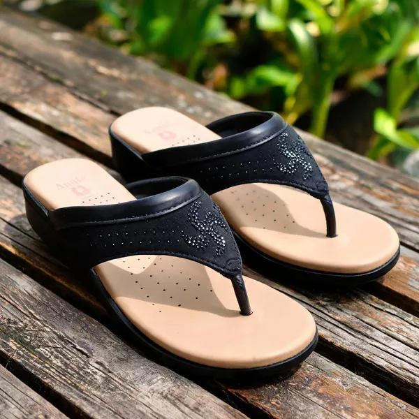 Black_Eva_Lycra_With_Seroski_Slip-On_Sandals_For_Women