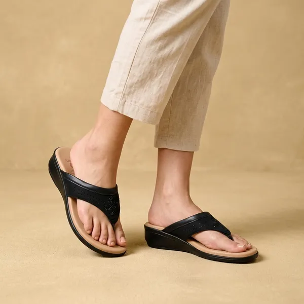 Black_Eva_Lycra_With_Seroski_Slip-On_Sandals_For_Women