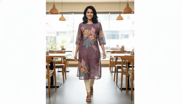 Mauve_Kurta_Chanderi_Work_For_Women