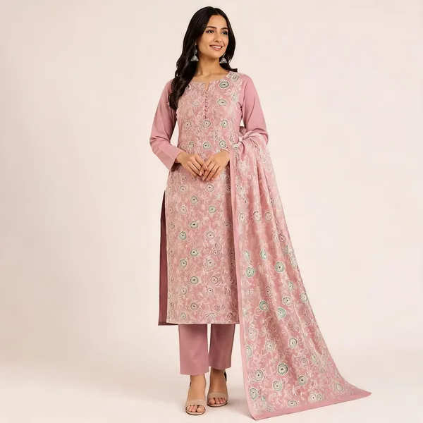 Pink_Kurta_Set_With_Dupatta_Cotton_Cut_Work_For_Women