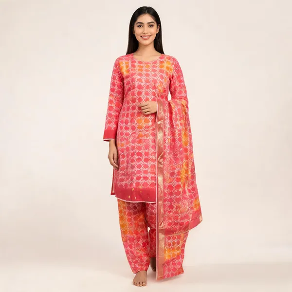 Pink_Unstitched_Dress_Material_Jacquard_Buti_For_Women