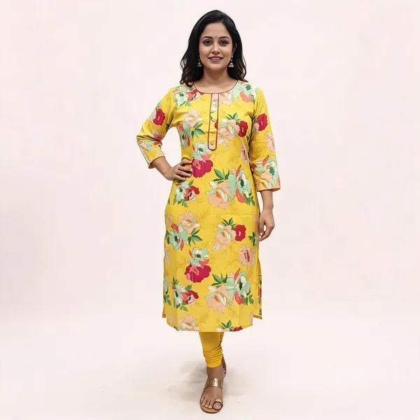 Yellow_Kurti_Cotton_Print_For_Women
