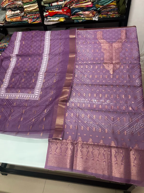 Purple_Unstitched_Dress_Material_Jacquard_Print_For_Women
