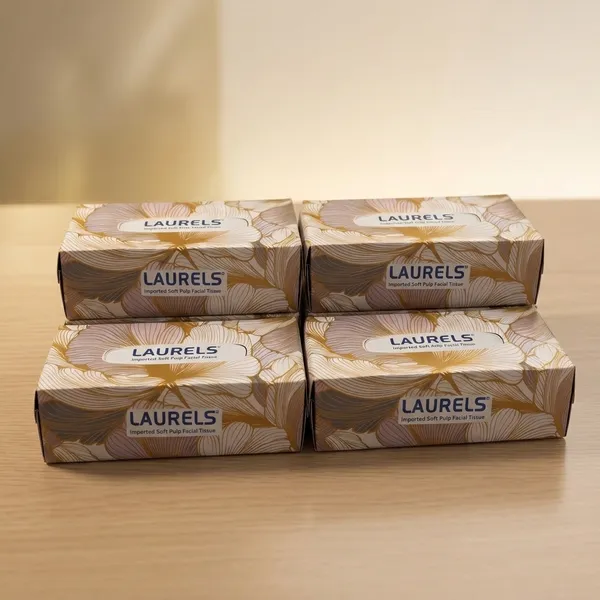 Laurels_Imported_Soft_Pulp_Facial_Tissue_Box_Pack_Of_4