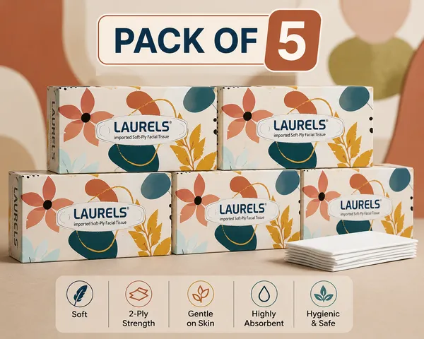 Laurels_Imported_Soft_Pulp_Facial_Tissue_Box_Pack_Of_5