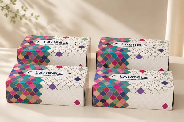 Laurels__Facial_Tissue_Box_100_Pulls_Pack_Of_4