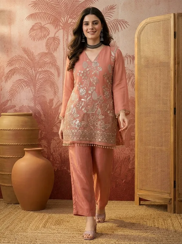 Women_Ethnic_Motifs_Embroidered_Regular_Thread_Work_Kurta_With_Palazzos