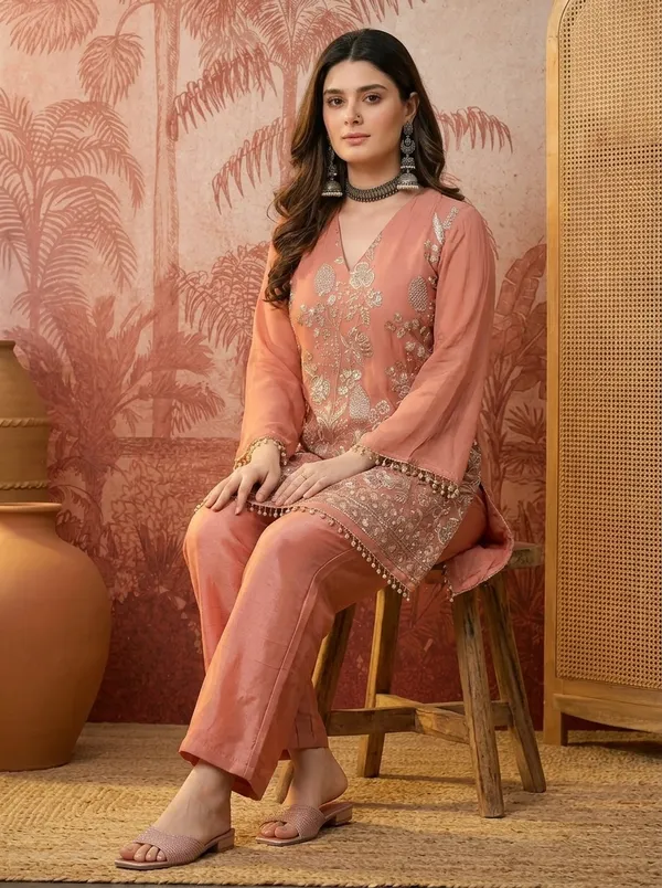 Women_Ethnic_Motifs_Embroidered_Regular_Thread_Work_Kurta_With_Palazzos