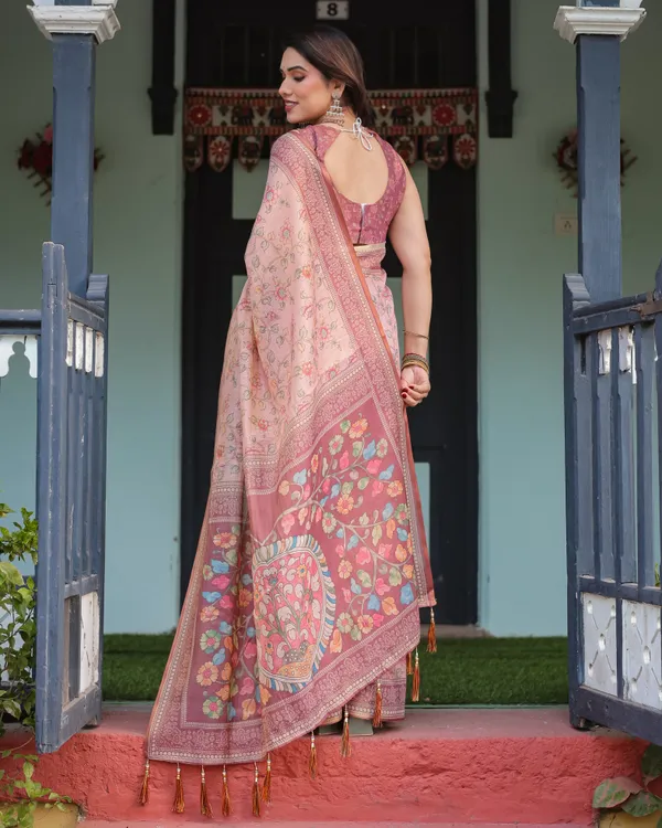 Blush_Pink_Handloom_Cotton-Linen_Saree_with_Floral_Motifs_and_Artistic_Pallu