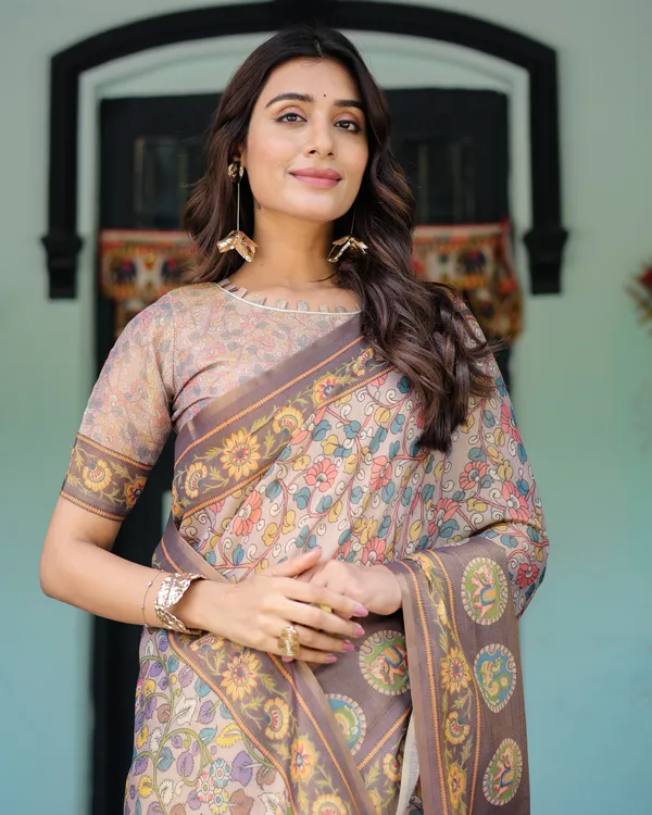 Mauve_Beige_Handloom_Cotton_Saree_with_Pastel_Floral_Print_&_Royal_Tree-Elephant_Pallu