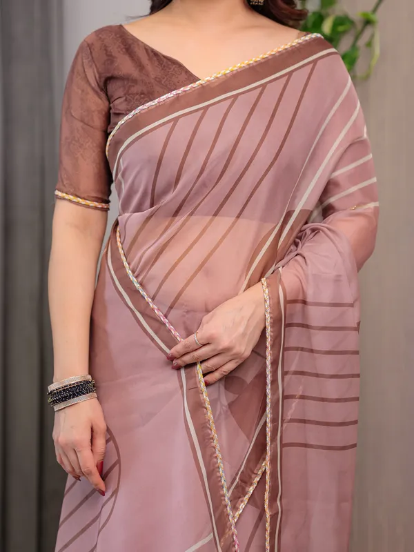 Dusty_Rose_Geometric_Printed_Organza_Saree_with_Multicolour_Lace_Border_|_Designer_Lightweight_Organza_Saree_with_Attached_Blouse_Piece_|_Elegant_Contemporary_Festive_Saree
