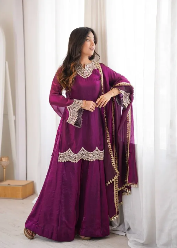 Purple_Fendy_Silk_Sharara_Suit_Set_with_Real_Mirror_&_Embroidery_Work