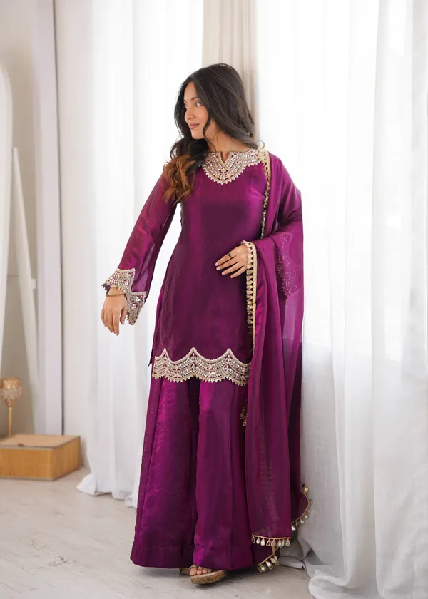 Purple_Fendy_Silk_Sharara_Suit_Set_with_Real_Mirror_&_Embroidery_Work