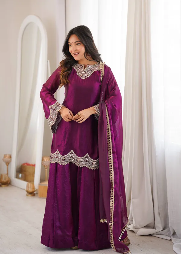 Purple_Fendy_Silk_Sharara_Suit_Set_with_Real_Mirror_&_Embroidery_Work