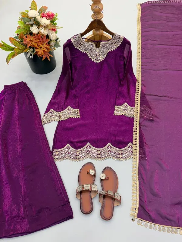 Purple_Fendy_Silk_Sharara_Suit_Set_with_Real_Mirror_&_Embroidery_Work