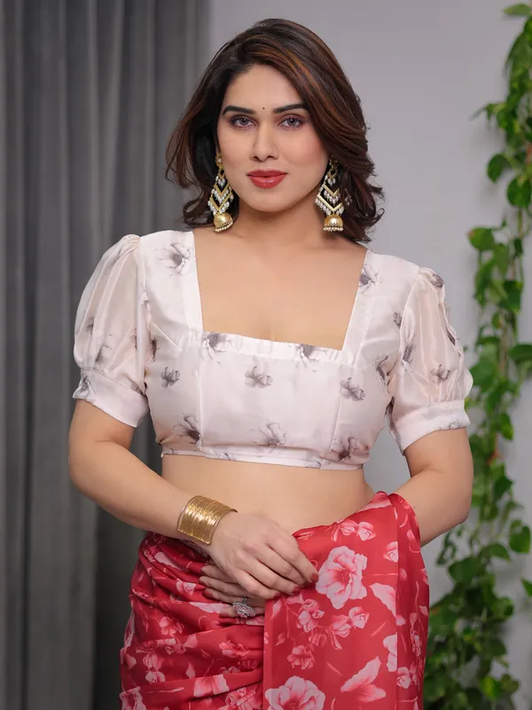 Red_Satin_Georgette_Floral_Printed_Saree_with_Attached_Blouse_–_Elegant_Soft-Flow_Designer_Saree_for_Parties_&_Festive_Wear