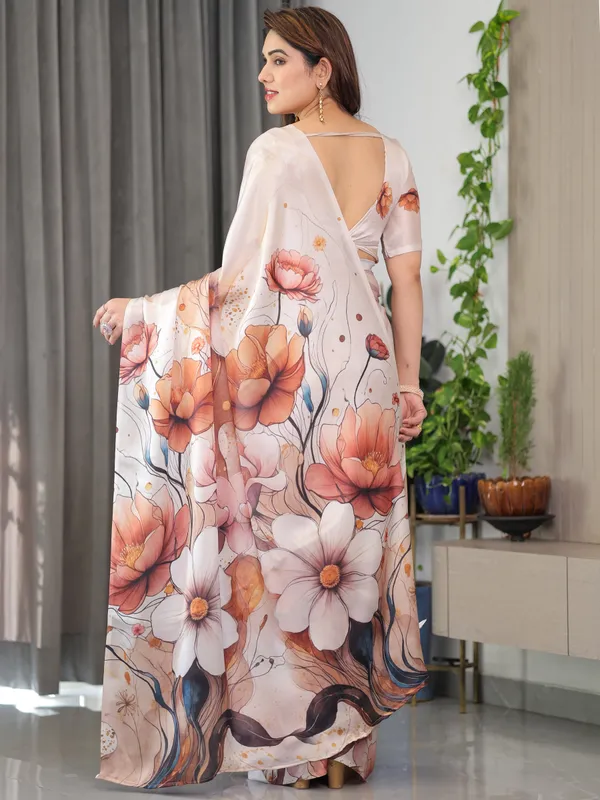 Ivory_Beige_Satin_Georgette_Abstract_Floral_Printed_Saree_with_Attached_Blouse_–_Elegant_Designer_Saree_for_Festive_&_Sophisticated_Wear