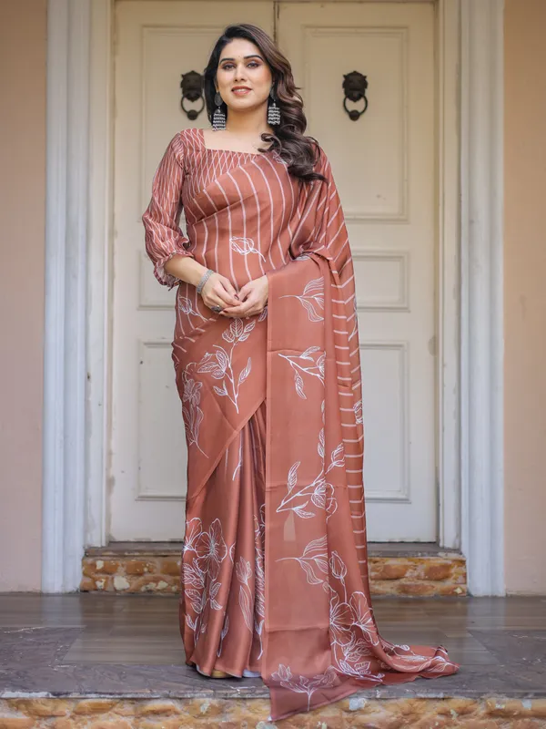 Dusty_Lilac_&_Steel_Blue_Floral_Printed_Satin_Georgette_Saree_with_Designer_Pallu_&_Blouse_–_Elegant_Party_&_Occasion_Wear