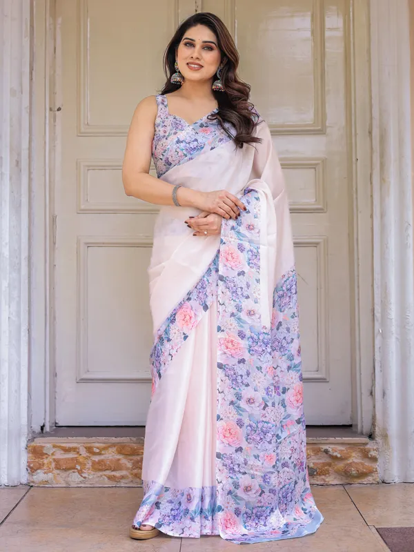 Blush_Pink_Floral_Printed_Satin_Georgette_Saree_with_Matching_Blouse_–_Soft_Elegant_Festive_&_Party_Wear