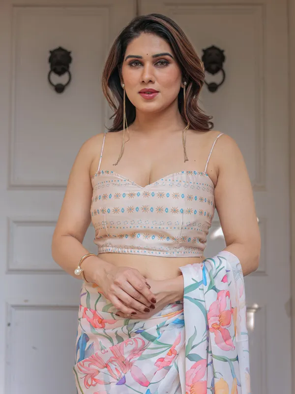 Pastel_Floral_Printed_Satin_Georgette_Saree_with_Soft_Border_&_Unstitched_Blouse_–_Elegant_Day_&_Party_Wear
