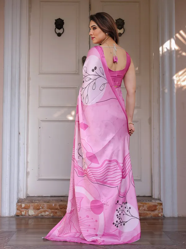 Blush_Pink_Abstract_Printed_Satin_Georgette_Saree_with_Designer_Pallu_&_Unstitched_Blouse_–_Elegant_Day_&_Party_Wear