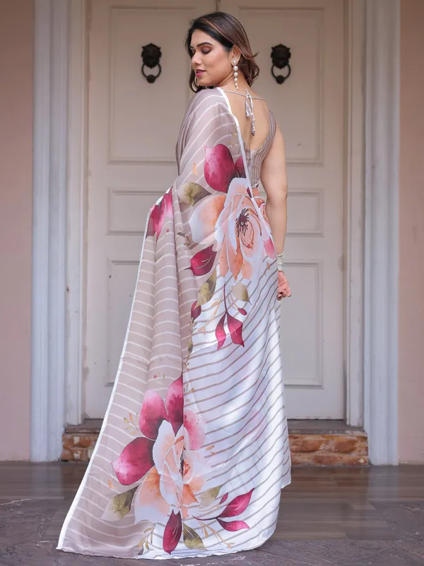 Ivory_Beige_Artistic_Floral_Printed_Satin_Georgette_Saree_with_Matching_Blouse_–_Elegant_Festive_&_Party_Wear