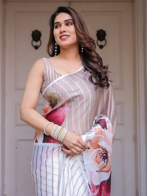 Ivory_Beige_Artistic_Floral_Printed_Satin_Georgette_Saree_with_Matching_Blouse_–_Elegant_Festive_&_Party_Wear